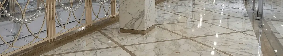 Beautiful marble floor professionally installed in Tallahassee, FL