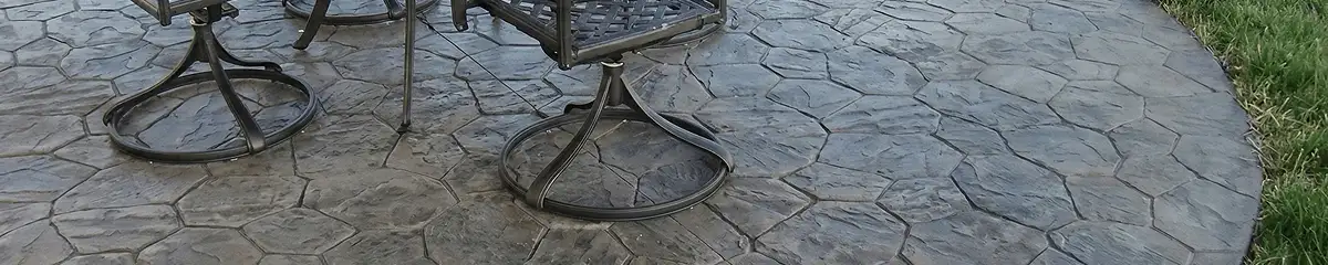 Garden relaxation area with professionally installed stone flooring in Tallahassee FL